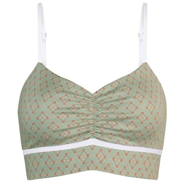 Bio Bustier Yoga Retro (grün) - kaufen