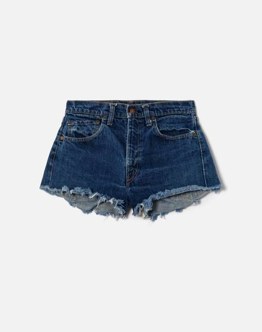 70s Levi's 505 Selvedge Cutoff Shorts -#1276