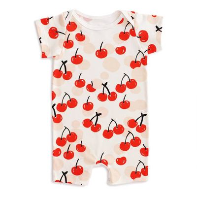 Summer Romper - Cherries Red