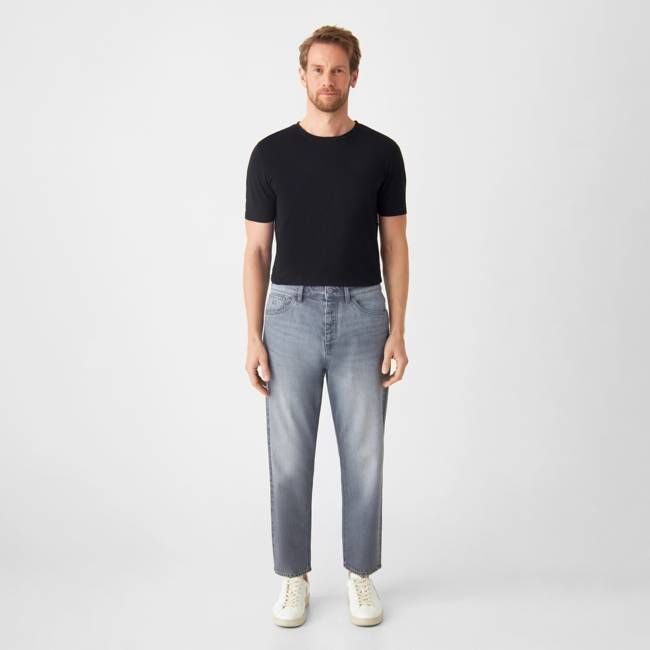 RISE Relaxed Tapered Minimal Stretch - Basic - Medium Grey