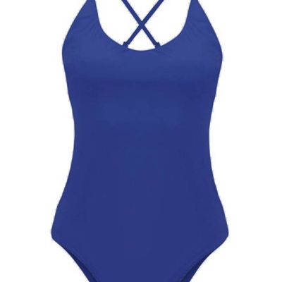 Recycling Badeanzug Frøya blau - kaufen