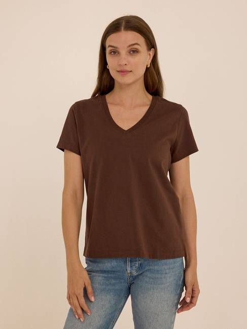Aria Essential Jersey V-Neck Tee