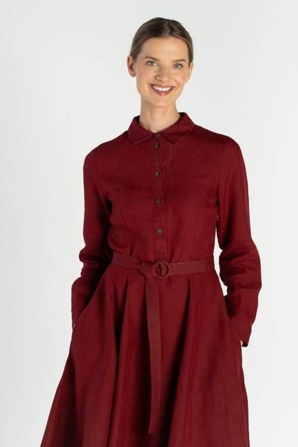 Round Buckle – Linen Belt