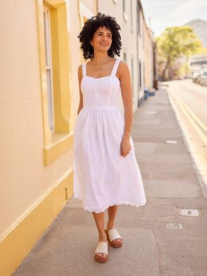 Eloise Broderie Sun Dress - Sample