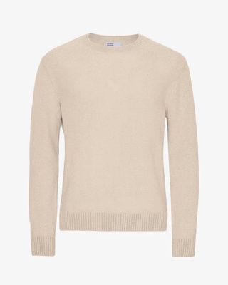 Classic Merino Wool Crew - Ivory White