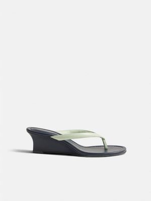 Amelia Thong Wedge Sandal