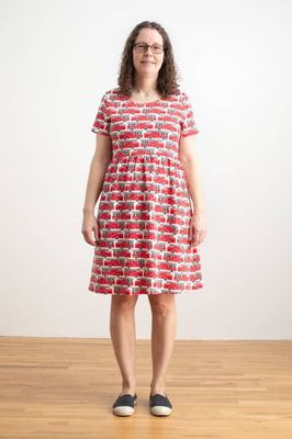 Stockholm Dress - Firetrucks Red