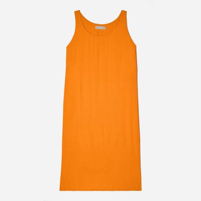 The Naia™ Ripple Tank Dress | Turmeric