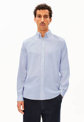 QUAASA STRIPE LANGARMSHIRT | dark morning