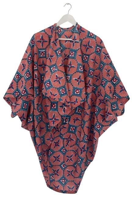 NEW! Block Print Kimono No. 104