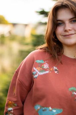 Woodland village sweater