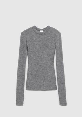 Long-sleeve Jersey Wool