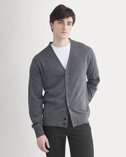 All-Year Cardigan | Heather Mid Charcoal
