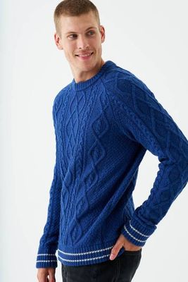 Men's Asker Cable Knit Jumper