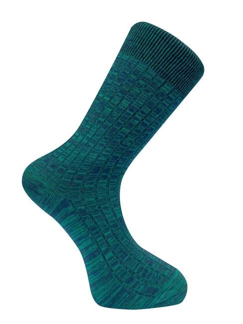 TRI MARL - GOTS Organic Cotton Socks Earthsea