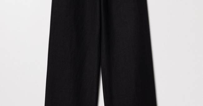 Women's Linen Trousers in Black | 100% Linen | Asket