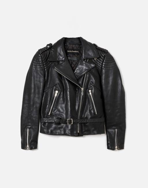 90s Harley Davidson Leather Jacket -#40