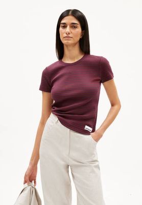 KARDAA STRIPES| blue ash-dark crimson