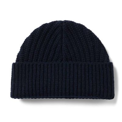 The Fisherman Beanie in Dark Navy