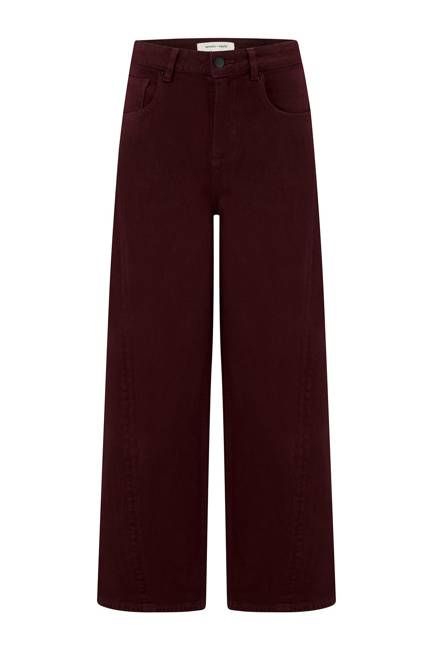 Gracie Twisted Low Rise Jean in Mulberry