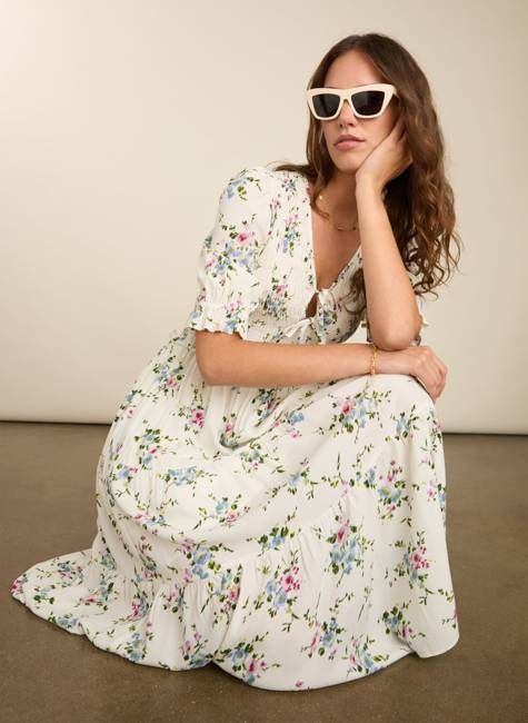 Melania Smock Midi Dress