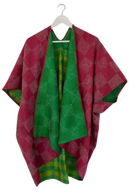 Vintage Silk Trudi Poncho No.70 Jodhpur Edit