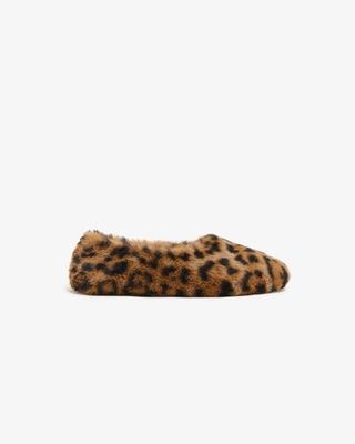 Magda Leopard Flat Slipper