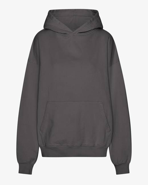 Organic Oversized Hood - Lava Grey