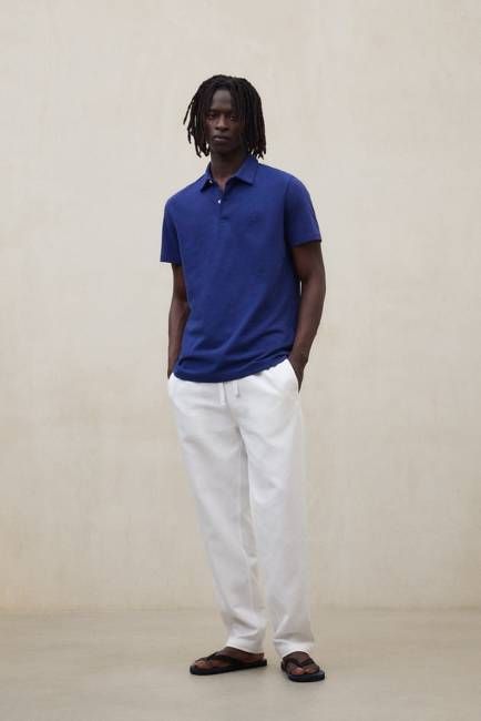 BLUE SIMON POLO SHIRT