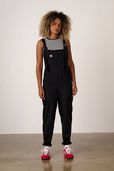 Original - Cotton Dungarees in Black