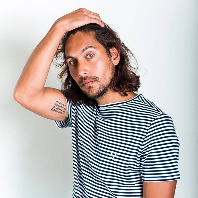 T-shirt - GESTREEPT MET EN ZONDER CLUB&AXE BORDURING (3 versch kleuren)