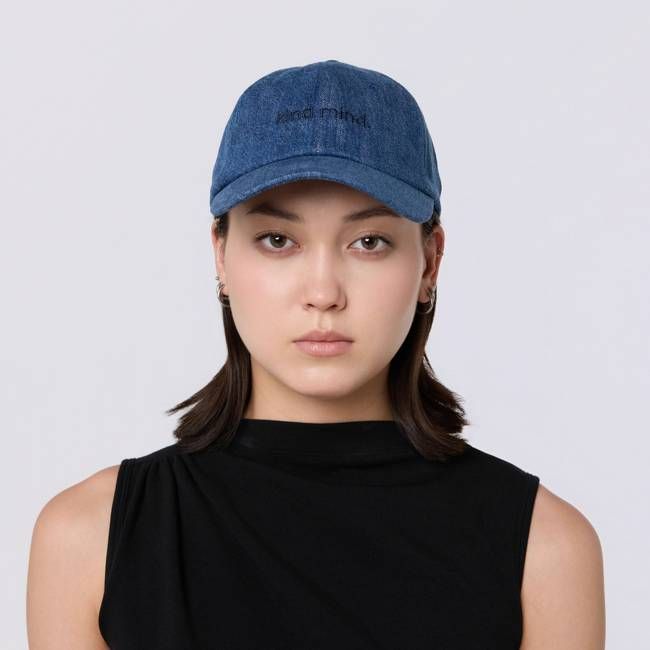 kind mind Cap - Medium Blue