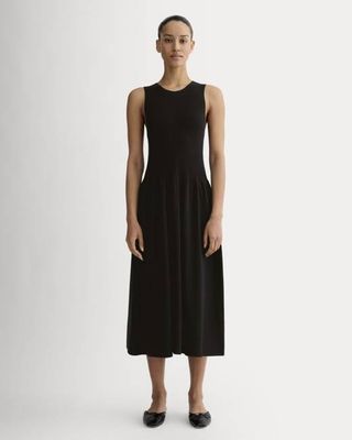 The Knit Crew Dress | Black