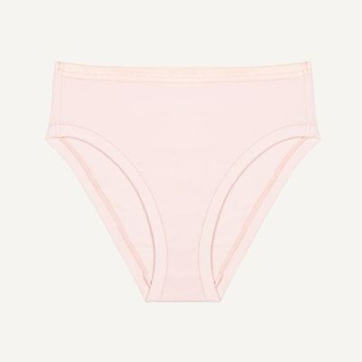 Organic Cotton Mid-Rise Bikini in Quartz