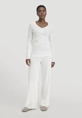 Pointelle Relaxed PURE COTTON sleep pants made from pure organic cotton
