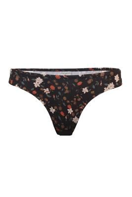 Bio String Pur fleur-noir (schwarz) -