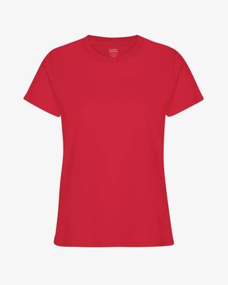 Women Light Organic Tee - Scarlet Red