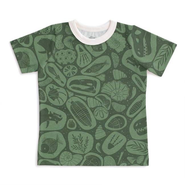 Short Sleeve Tee - Fossils Green