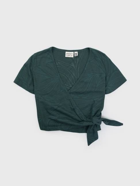 Wrap Crop Top | Tropics