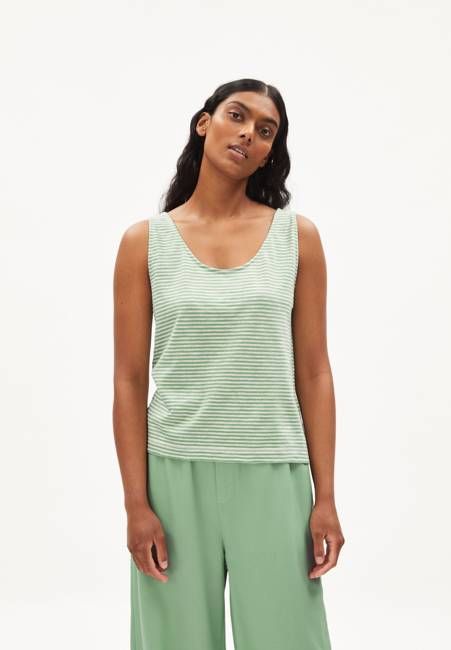 MINAAMI LITA TOP| smith green-oatmilk