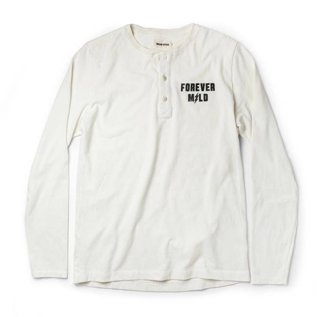 The Brother Moto Heavy Bag Henley in Forever Mild