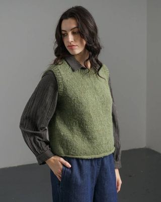 Heather Knitted Vest