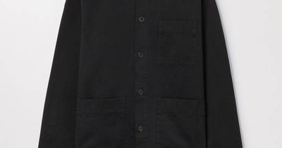 Black Overshirt | Organic Cotton Fine Twill | Asket