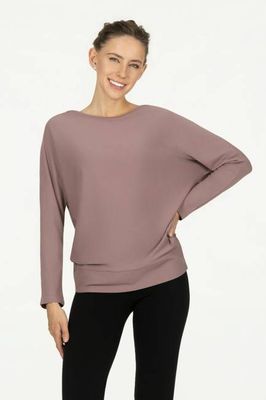 Budhi Yoga Langarmshirt - Schamott
