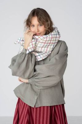 Palisandra – Linen Square Scarf