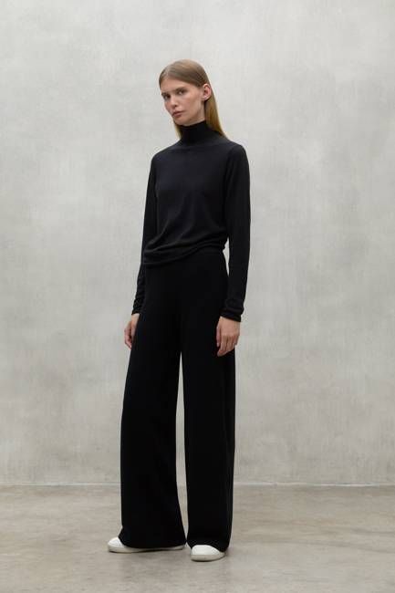 BLACK CABRI TROUSERS