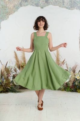 Pinafore Dress, Sleeveless