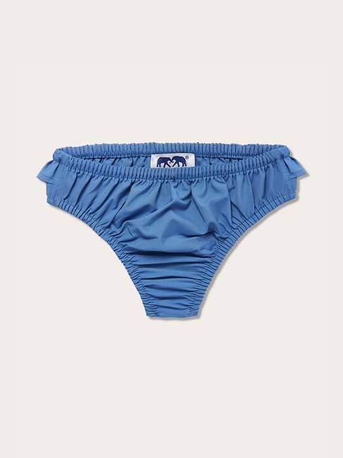 Girls Deep Blue Calabash Bikini Bottoms