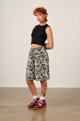 Madero - Cotton Jersey Shorts in Grafitti Print
