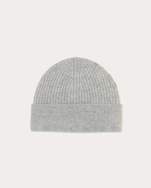 The Waffle Beanie | Heather Grey